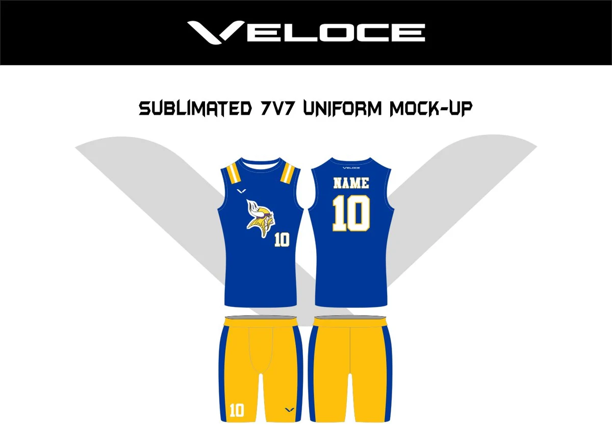 Custom 7v7 Uniform — VE-1725 — Veloce catalog image