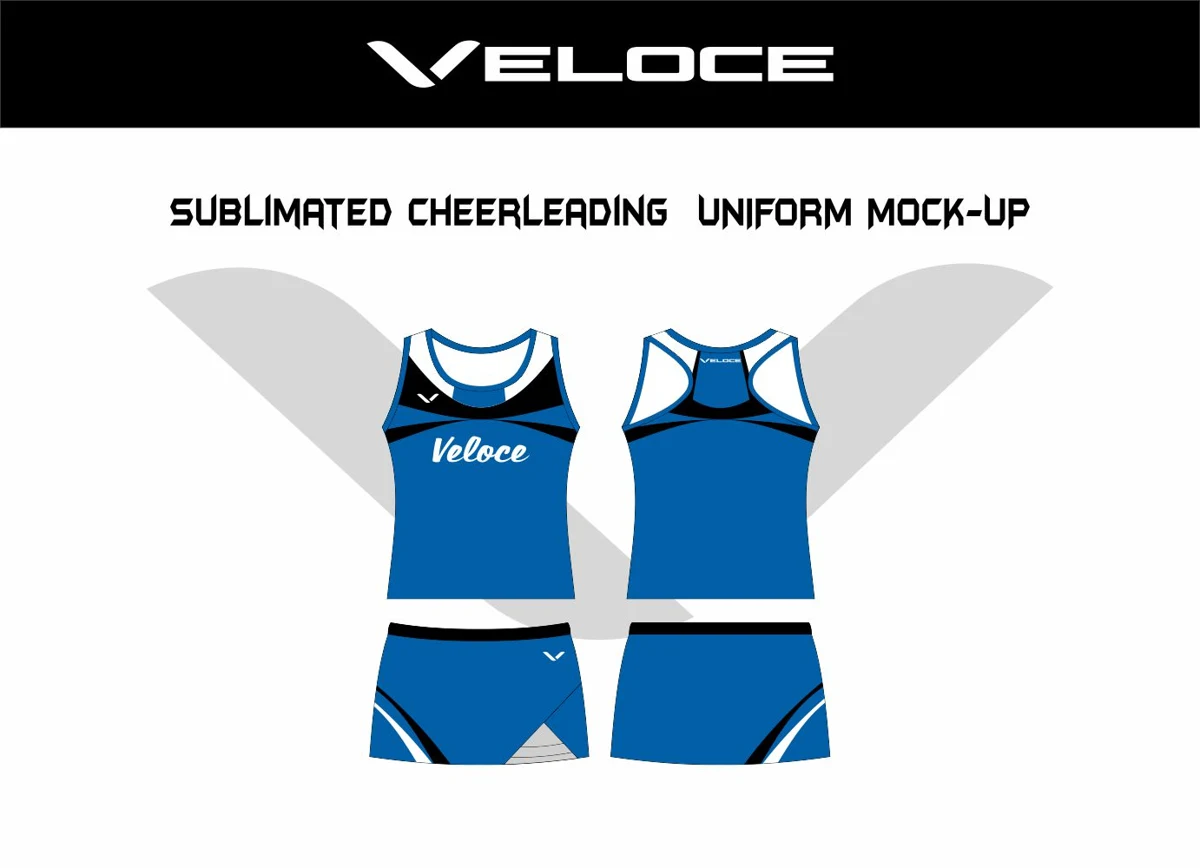 Custom Cheer Uniform — VE-1432 — Veloce catalog image