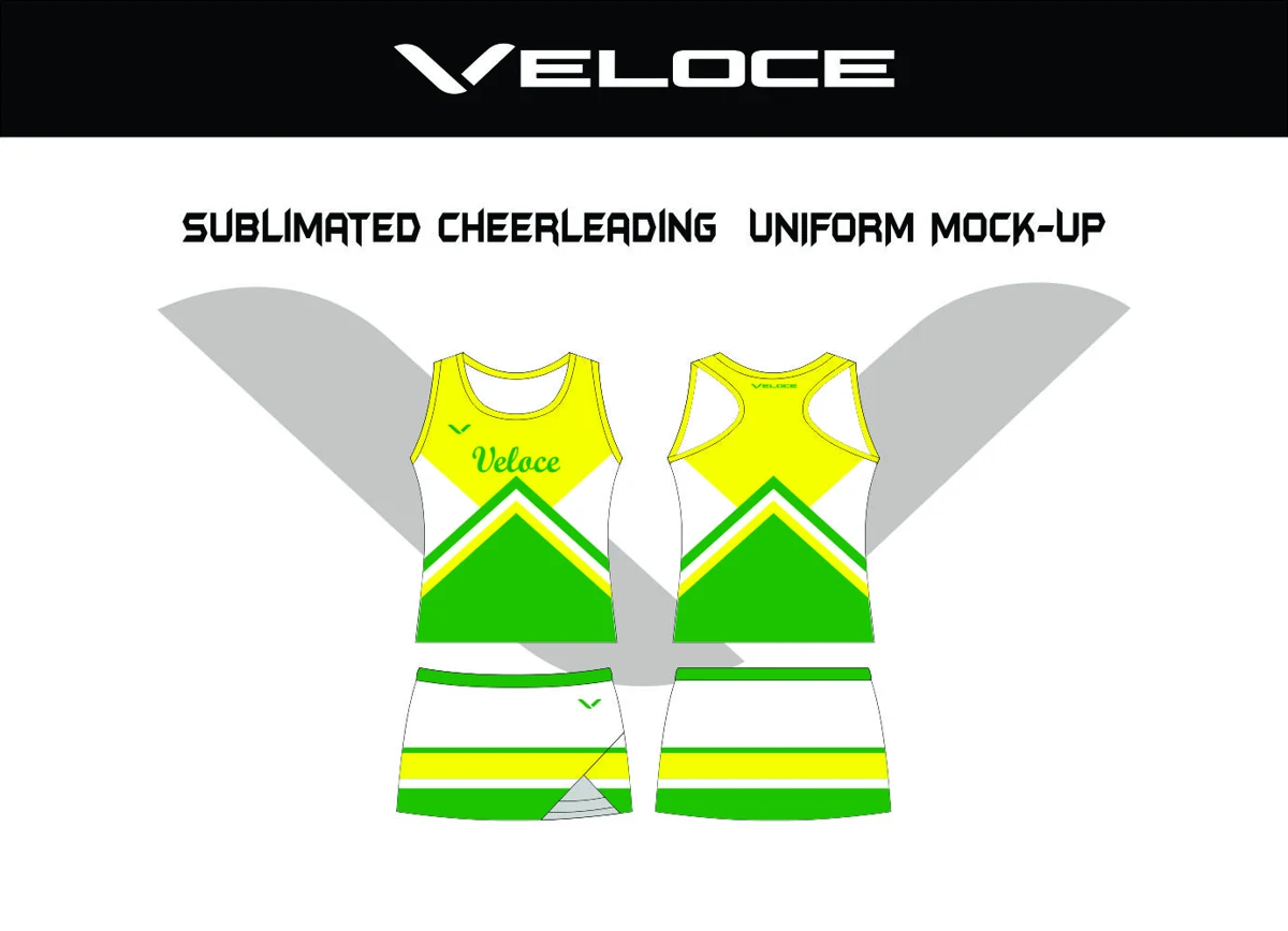 Custom Cheer Uniform — VE-1431 — Veloce catalog image
