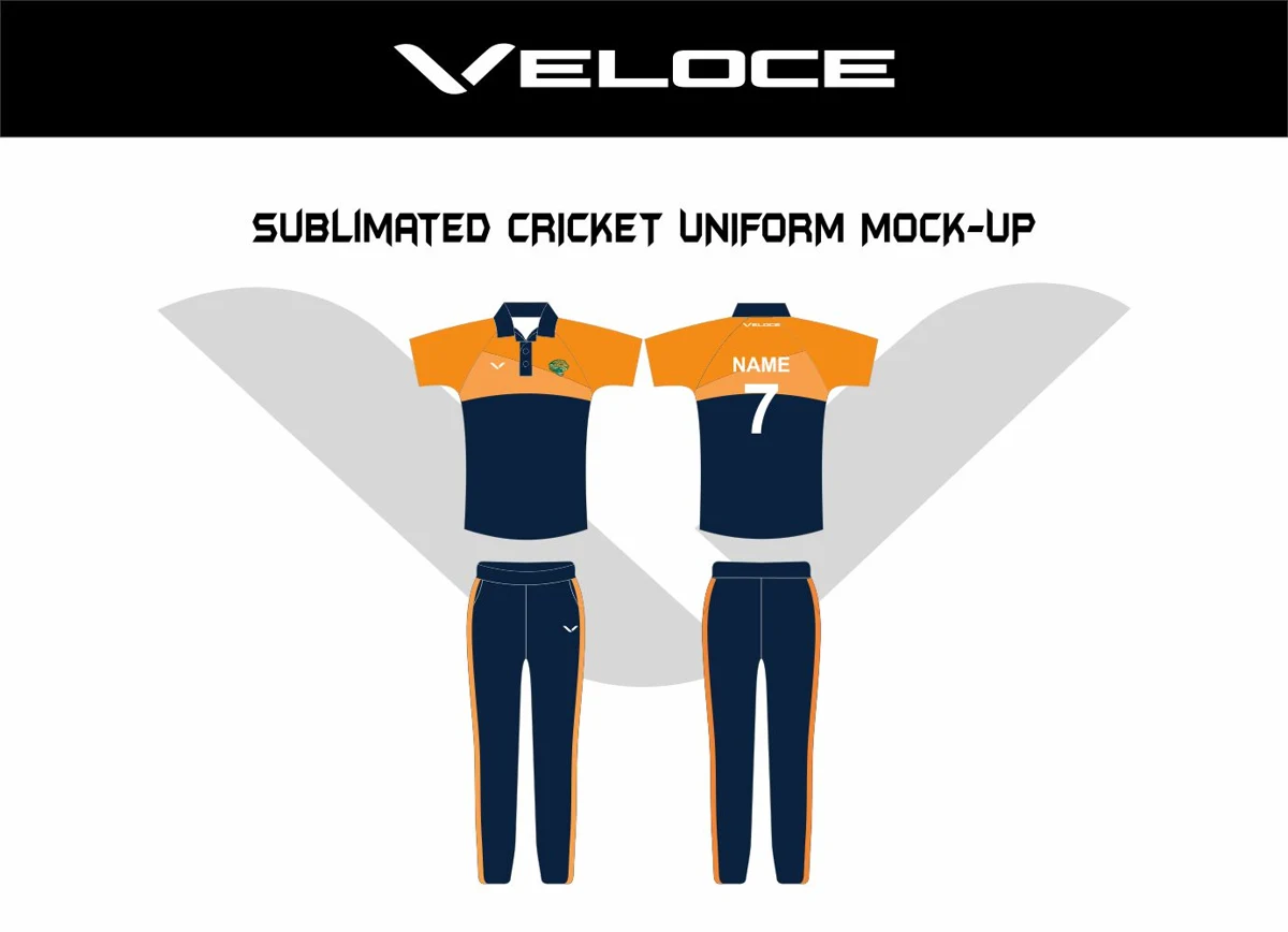 Custom Cricket Uniform — VE-1452 — Veloce catalog image
