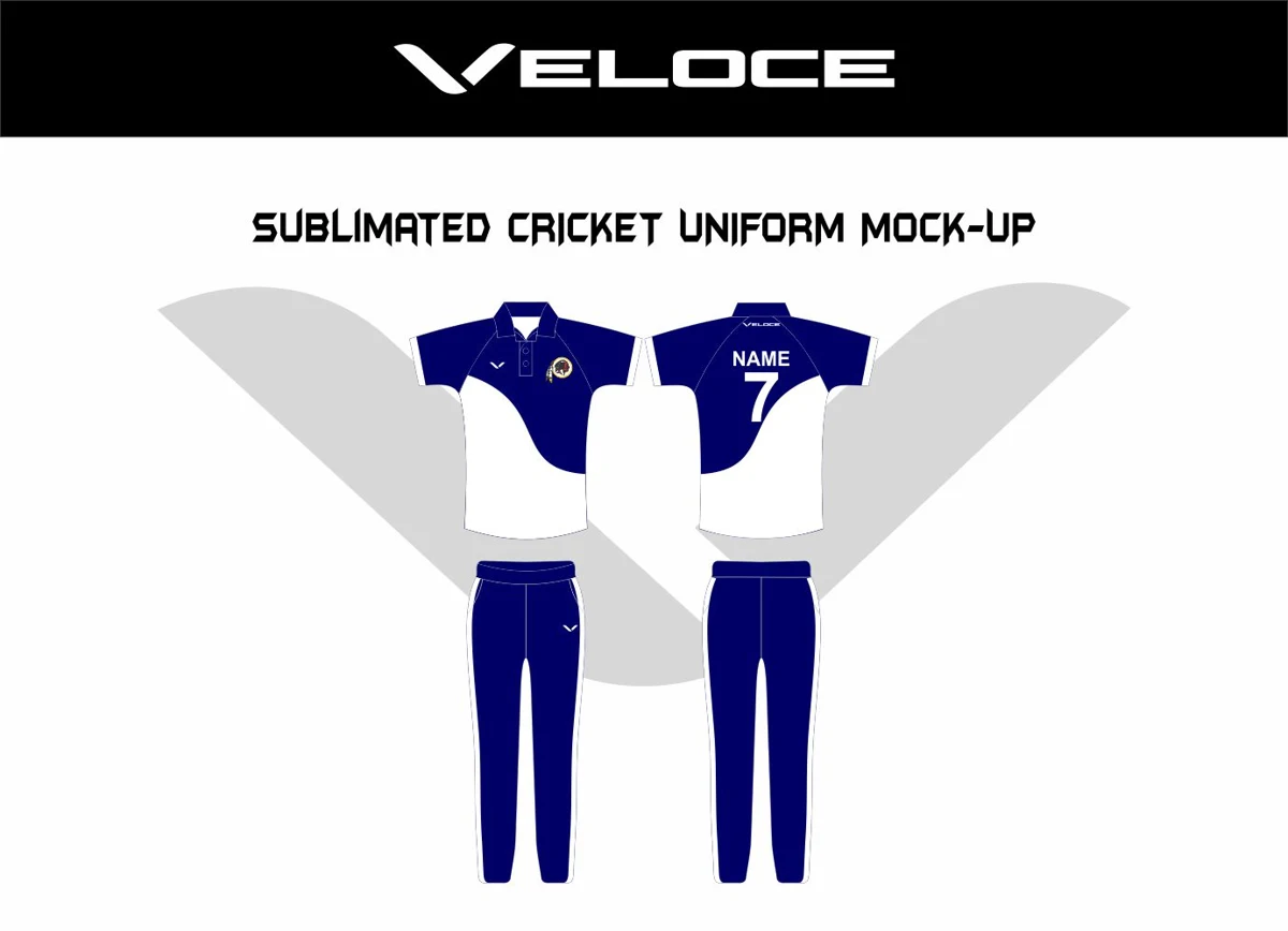Custom Cricket Uniform — VE-1455 — Veloce catalog image