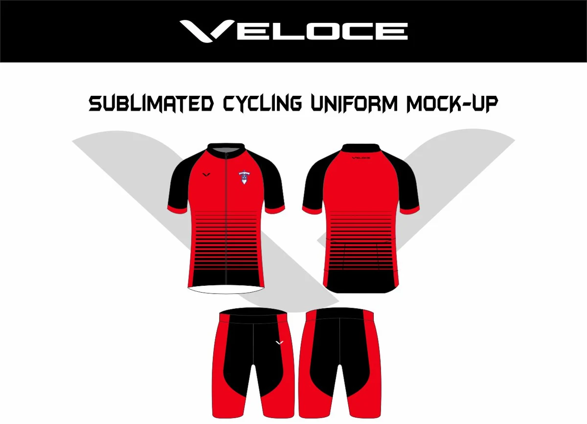 Custom Cycling Jersey — VE-1474 — Veloce catalog image