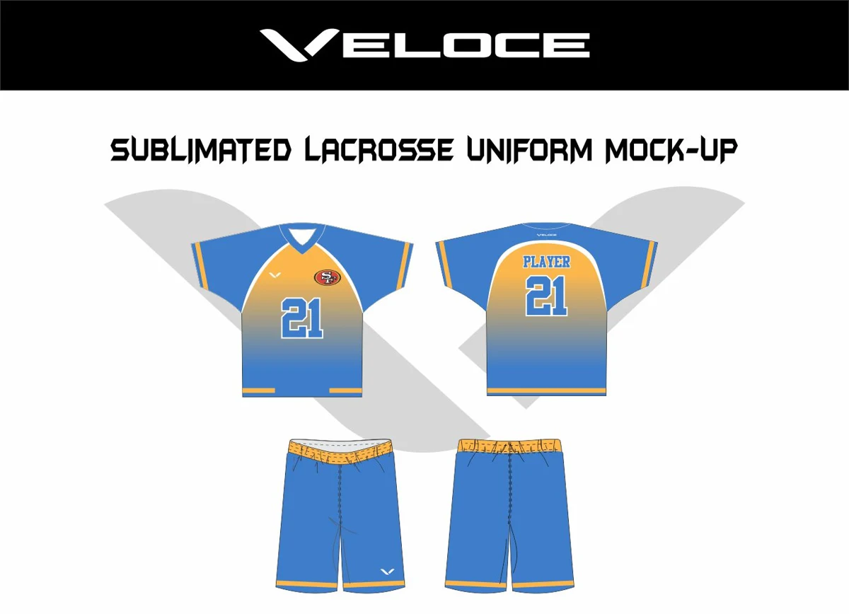 Custom Lacrosse Uniform — VE-1561 — Veloce catalog image