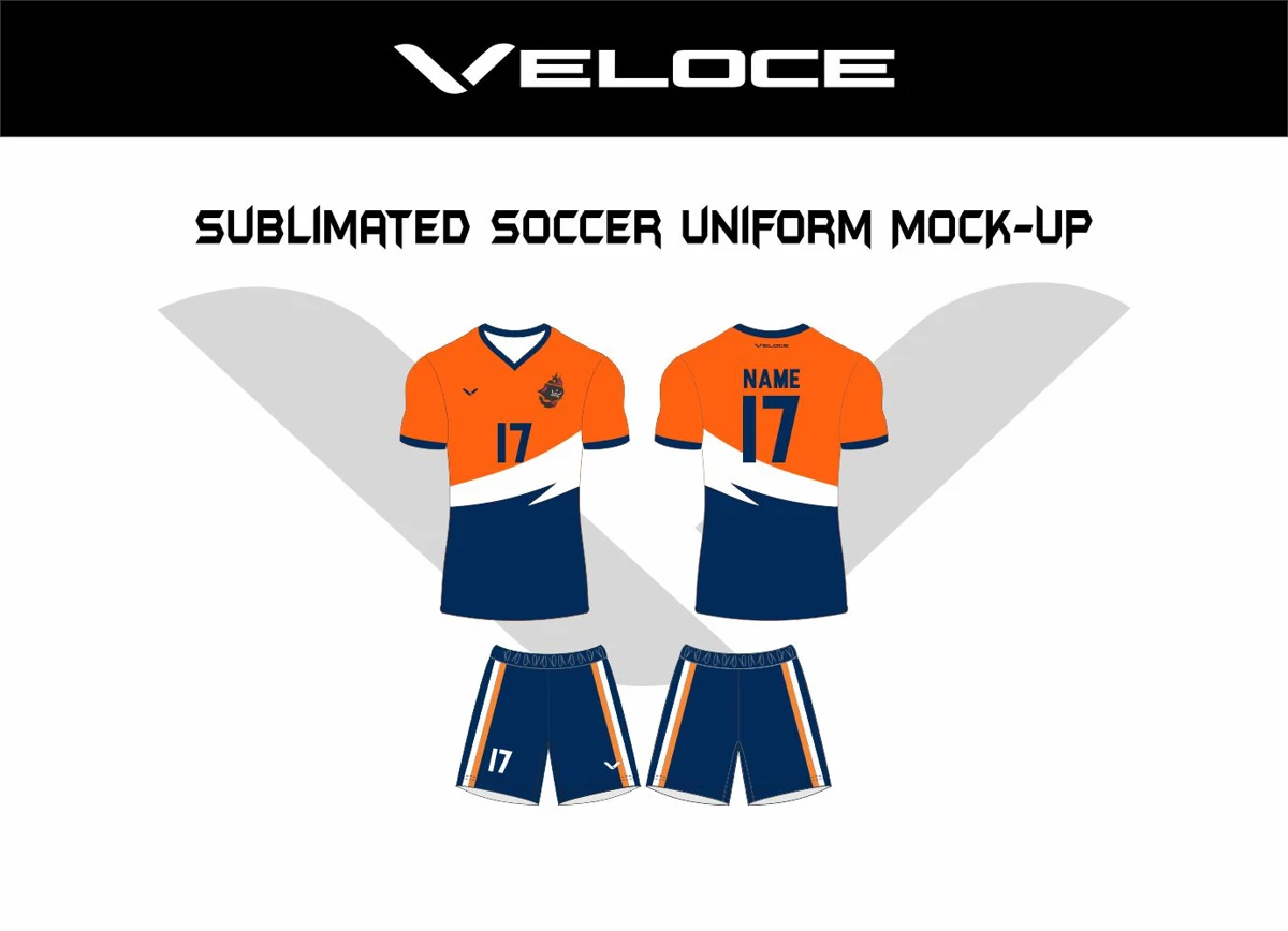 Custom Soccer Uniform — VE-1127 — Veloce catalog image