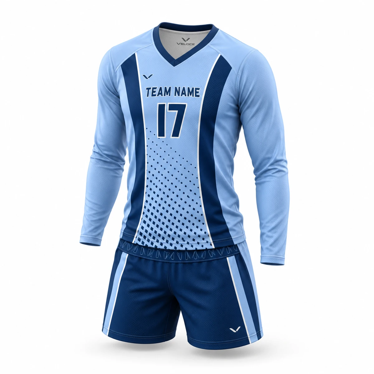 Volleyball design from the Veloce Apparel collection