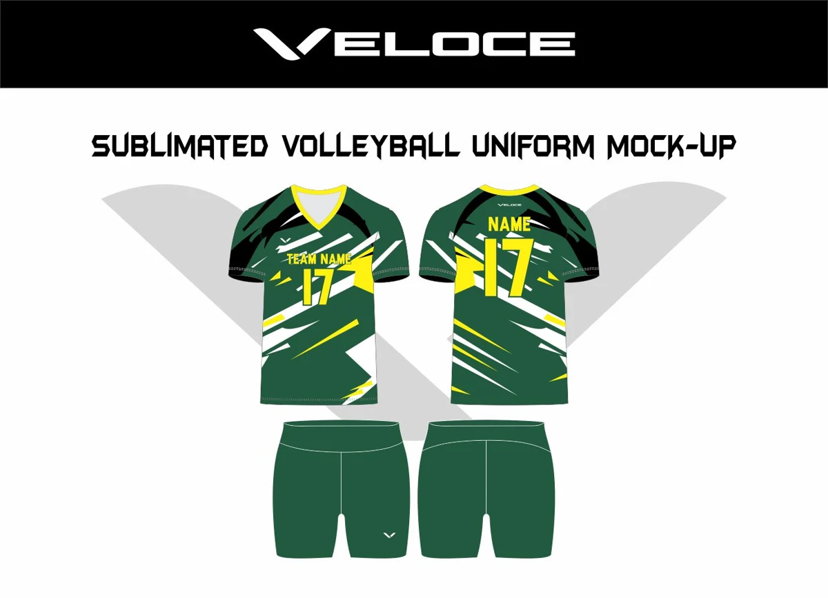 Custom Volleyball Uniform — VE-1205 — Veloce catalog image