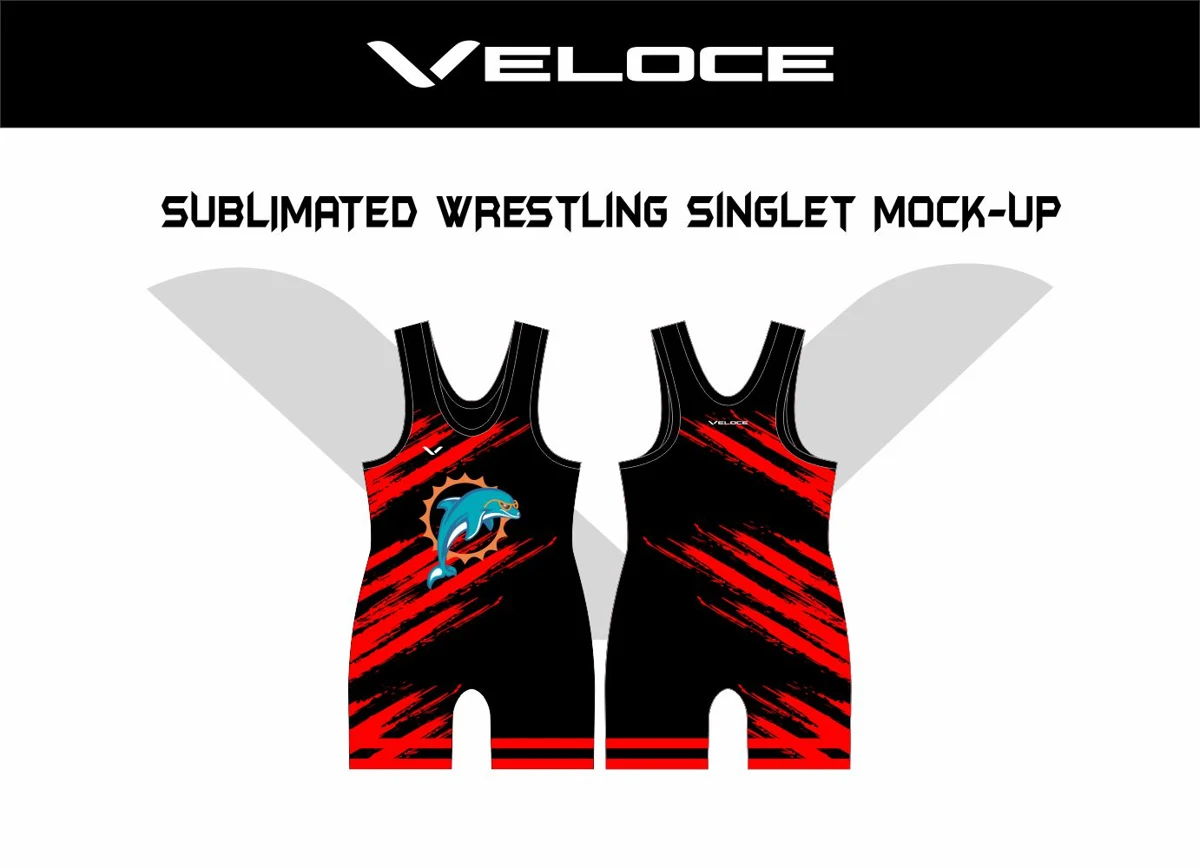 Custom Wrestling Singlet — VE-1685 — Veloce catalog image